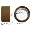 Paketklebeband Verpackungsmaterial 50mm x 66m 6 Stück