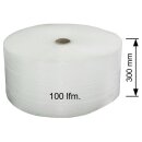 Luftpolsterfolie Verpackungsmaterial für empfindliche Objekte - Versandfolie - Polsterfolie für Umzug  0,3 m x 100 m Rolle