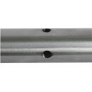 Fußstütze Edelstahl Halter 10 / 25 cm, Länge 330 cm 4 Paar Halter