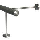Fußstütze Edelstahl Halter 20 / 30 cm, Länge 80 cm 2 Paar Halter