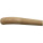 Ahorn Holz Handlauf Ø 42 mm mit Holzenden ohne Handlaufhalter, Länge 90 cm und Holzkrümmling