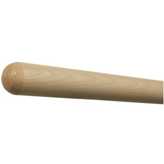 Ahorn Holz Handlauf Ø 42 mm mit Holzenden ohne Handlaufhalter, Länge 140 cm und Halbkugel gefräst