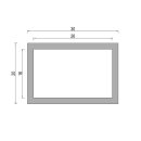 Aluminium Rechteck Quadrat Profil Alu Kastenprofil Vierkantprofil Rohr Aluprofil