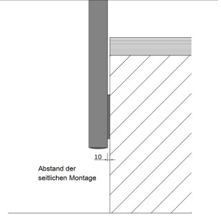 Seitenabstand 10mm